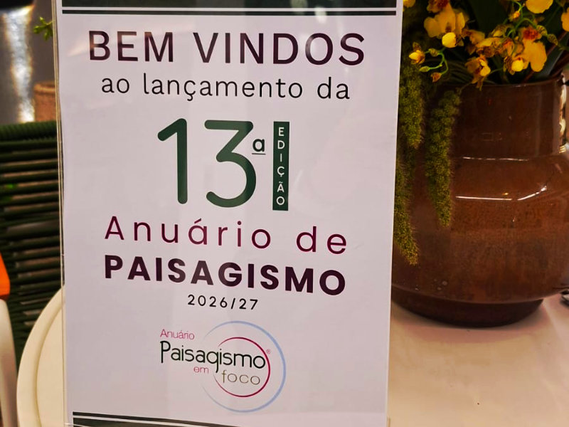 Lançamento da 13ª edição do Anuário de Paisagismo reúne os maiores nomes do paisagismo brasileiro em noite de celebração