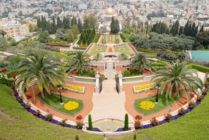 05 Jardim ornamental do templo Bahai Israel